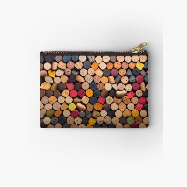 Item preview, Wine Cork Whimsy- Surreal Canvas Illustrations on Chalkboard Abstract Expressionism designed and sold by OlfactoART Studio.