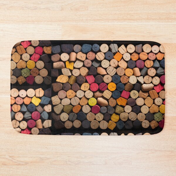 Item preview, Wine Cork Whimsy- Surreal Canvas Illustrations on Chalkboard Abstract Expressionism designed and sold by OlfactoART Studio.