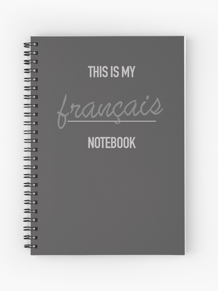 Thumbnail 1 of 3, Journal, This is my French Language Notebook Spiral Bound designed and sold by Eurolinguiste.