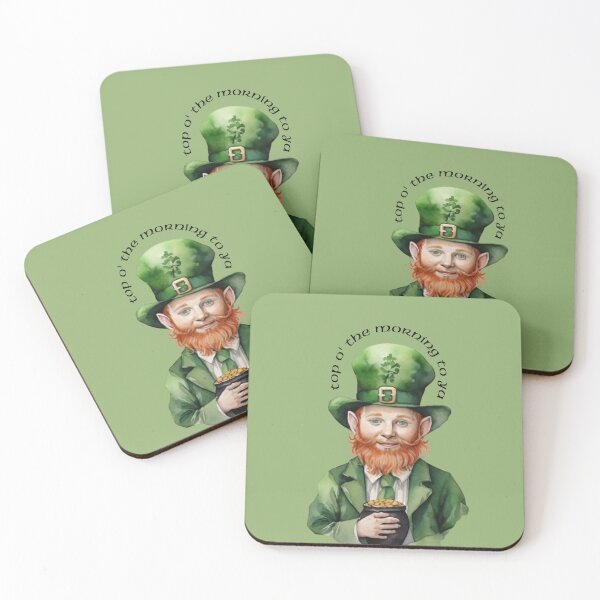 Item preview, St. Patrick's Day Cheeky Charm: Cute Leprechaun  designed and sold by SashinkaShop.