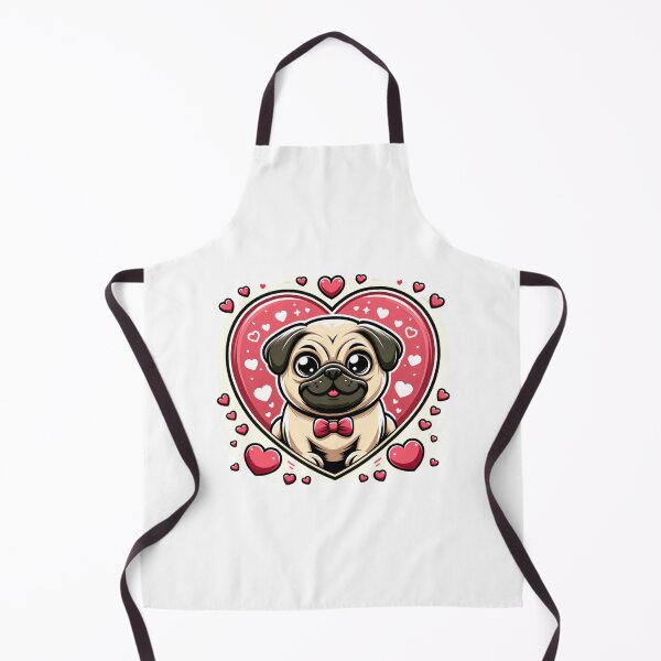 Item preview, Pug Love - Heartfelt Pug designed and sold by creativechaster.