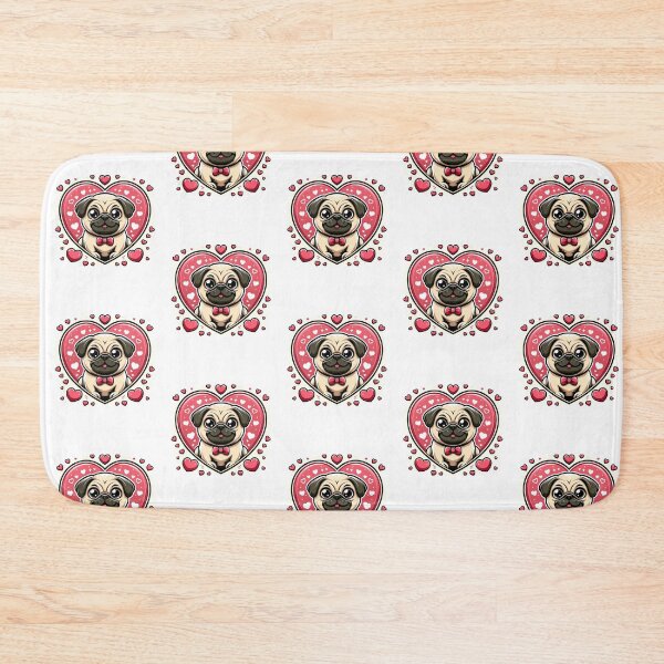 Item preview, Amor Pug - Pug sincero designed and sold by creativechaster.
