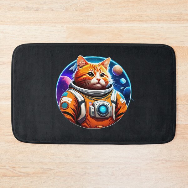 Item preview, Cattecoin crypto space cat designed and sold by BlueGoldArt.