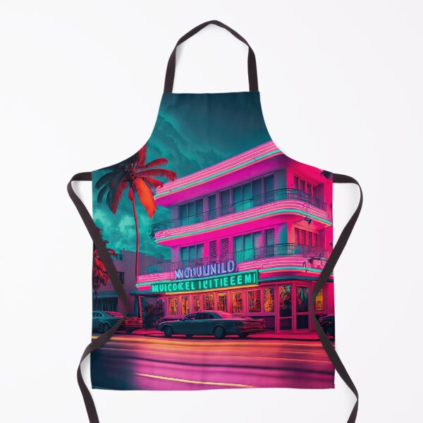 Artikelvorschau, Synth-Wave Miami: Neon 80s Reviva entworfen und verkauft von iQuorra.