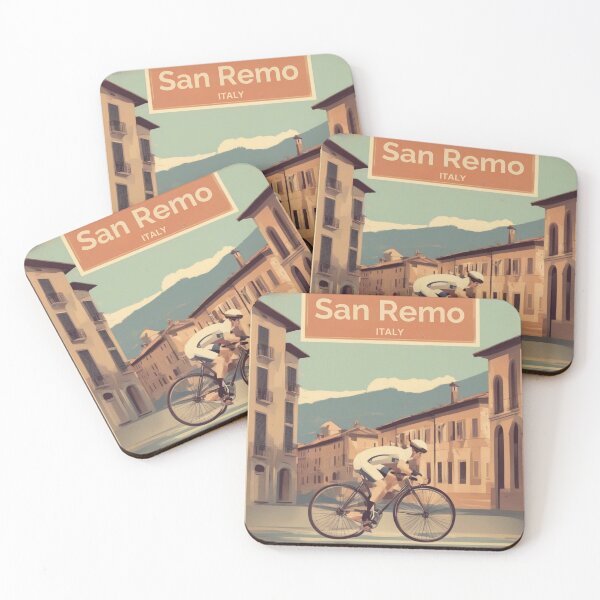 Item preview, Vintage poster San Remo Italy designed and sold by KarakitAI.