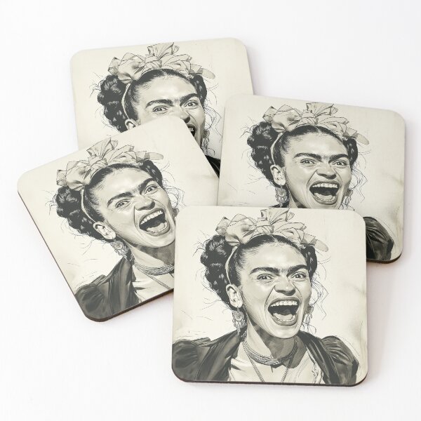 Item preview, Excited Frida Kaloh designed and sold by AIbrushedHamlet.