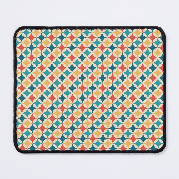 Item preview, Third Repeating Colorful Curves Pattern Simple Hourglass Vintage Retro 1960s designed and sold by Tinosheart.