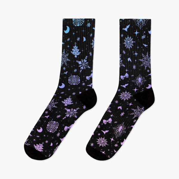 Item preview, Hexmas Snowflakes (pastel goth 2) designed and sold by Miss Lunaria.