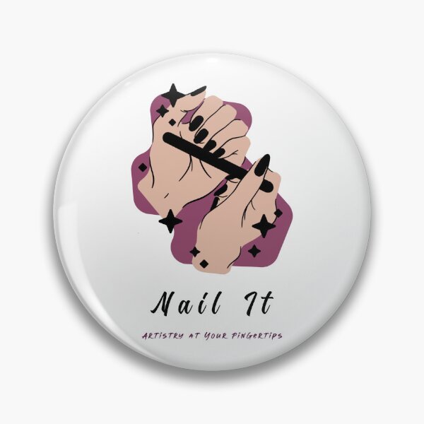 Aperçu de l'œuvre Nail It : le talent artistique à portée de main. Nail Art créée et vendue par TwoBusyCreating.