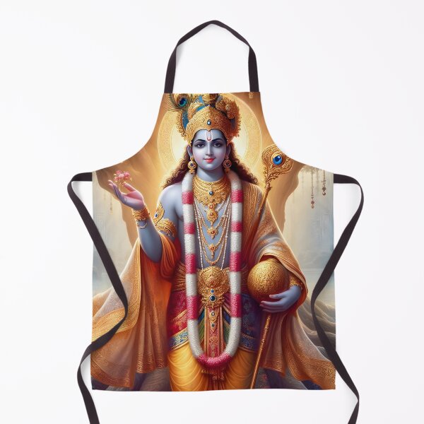 Item preview, Lord Krishna Divine Presence  designed and sold by MokshaPixels.