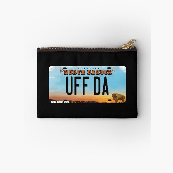 Item preview, Uff Da North Dakota License Plate designed and sold by BahayProduction.