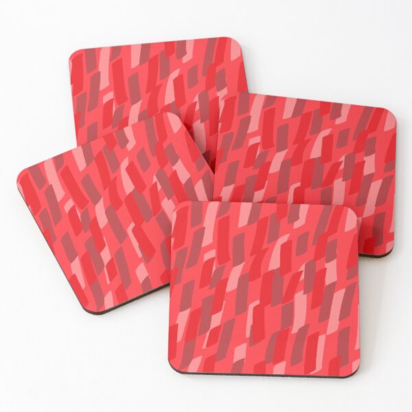 Item preview, cuadro de patrón de líneas rojas designed and sold by ArtKar.