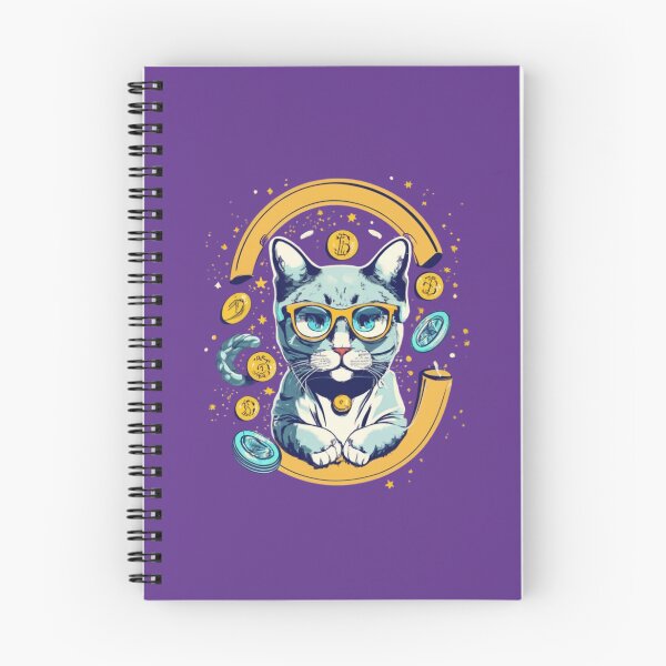 Item preview, Cattecoin cat, Cat and crypto designed and sold by BlueGoldArt.