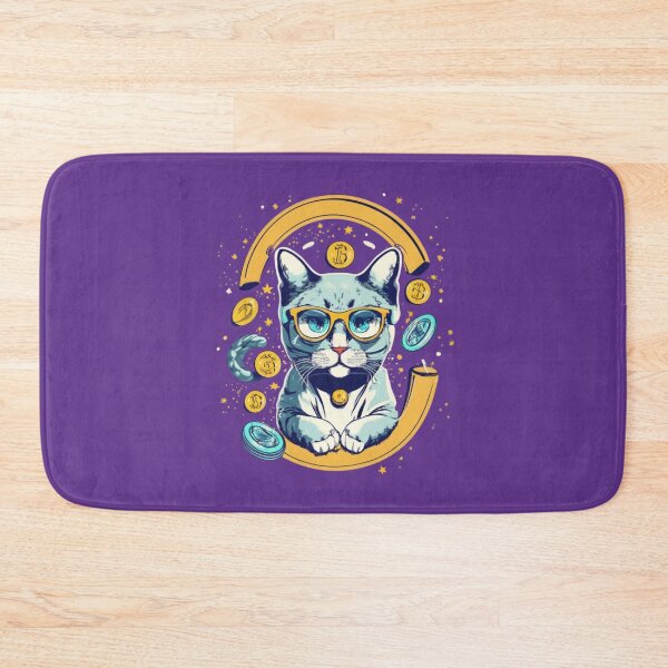 Item preview, Cattecoin cat, Cat and crypto designed and sold by BlueGoldArt.