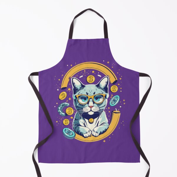Item preview, Cattecoin cat, Cat and crypto designed and sold by BlueGoldArt.