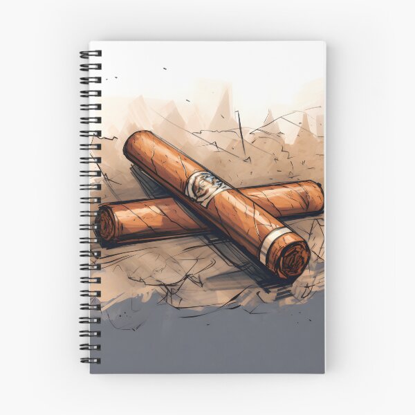 Item preview, Abstract Cigar Tale in Whimsical Playful Technique and Unconventional Impressions designed and sold by OlfactoART Studio.