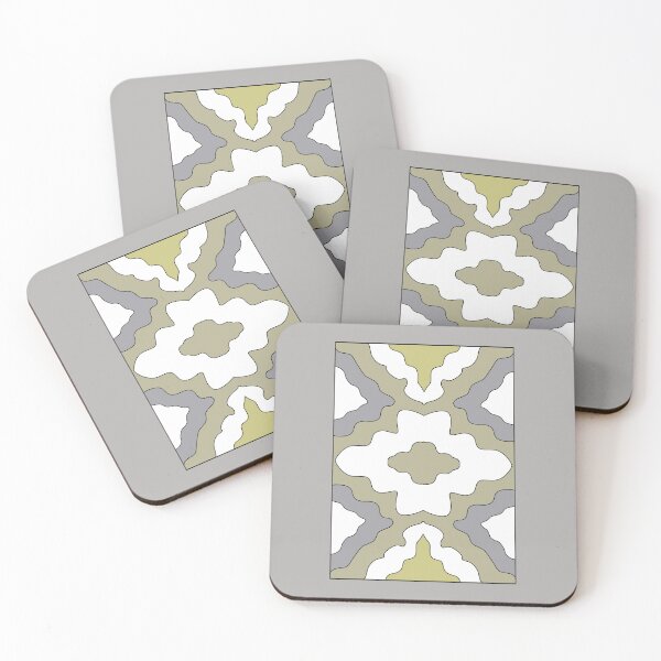 Item preview, patterns with gray and yellow tones designed and sold by azet-art.