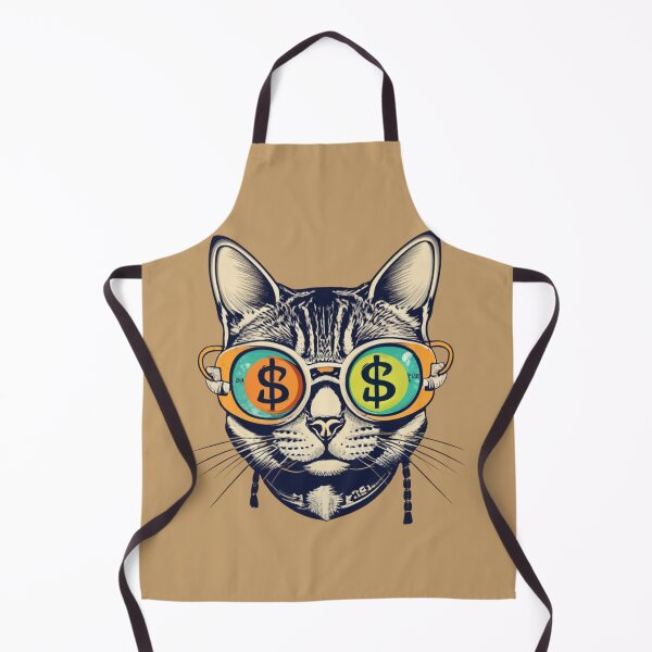 Item preview, Cat and crypto Cattecoin cat designed and sold by BlueGoldArt.
