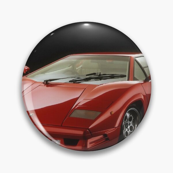 Item preview, Red Lamborghini Countach – Classic Italian Supercar Poster designed and sold by Road To Track.