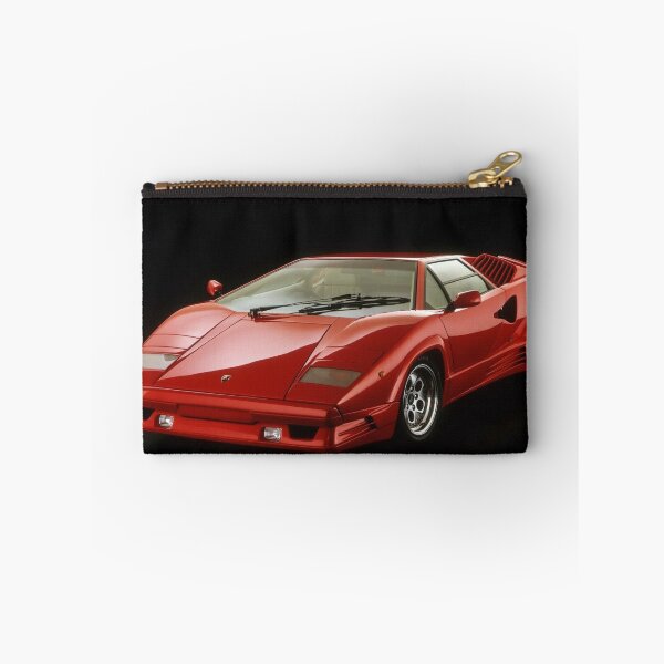 Item preview, Red Lamborghini Countach – Classic Italian Supercar Poster designed and sold by Road To Track.