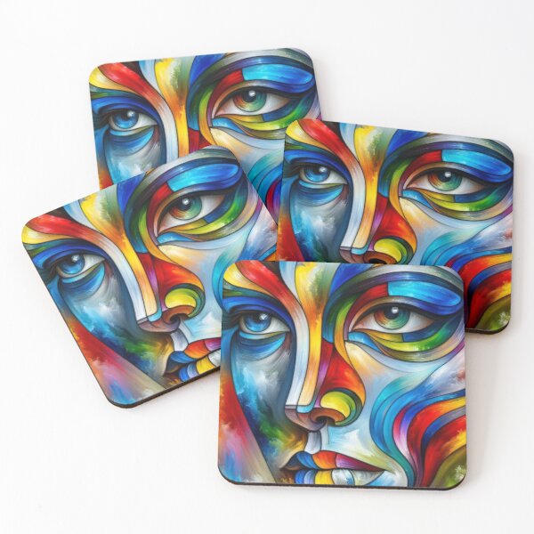 Item preview, Colorful face designed and sold by cynthia2023.