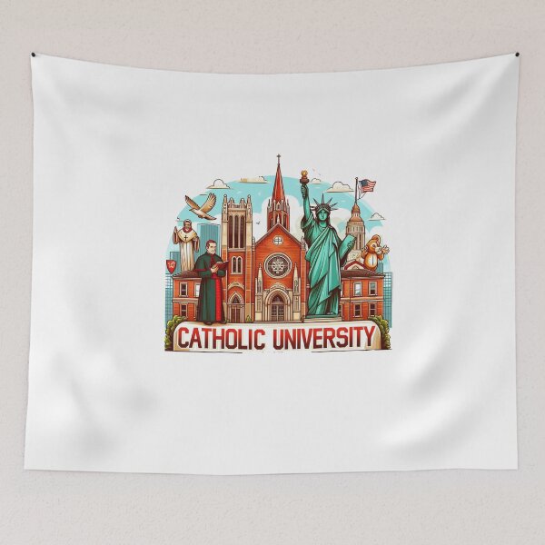 Item preview,  Catholic University designed and sold by GalaxyGraffiti.
