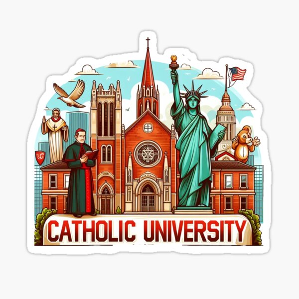 Item preview,  Catholic University designed and sold by GalaxyGraffiti.