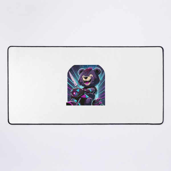 Item preview, Crazy Teddybear on a Motorcycle designed and sold by BADESIGNZZ.