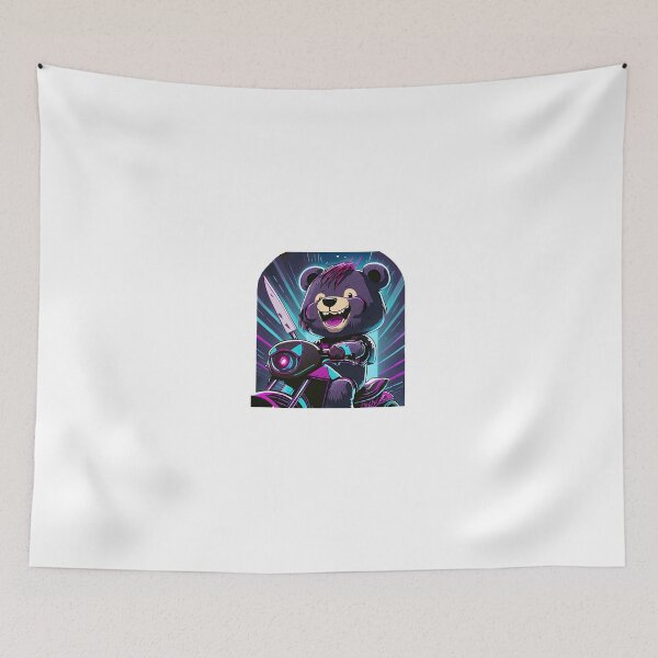 Item preview, Crazy Teddybear on a Motorcycle designed and sold by BADESIGNZZ.