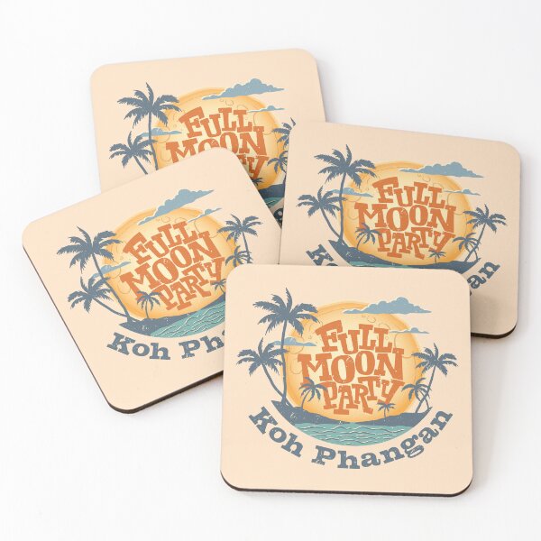 Item preview, Full Moon Party Koh Phangan - Haad Rin, Thailand designed and sold by LazyCaat.