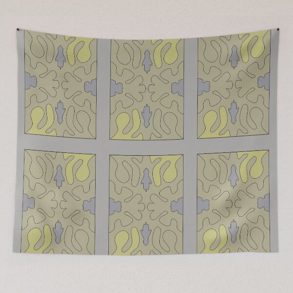 Item preview, patterns with gray and yellow tones designed and sold by azet-art.