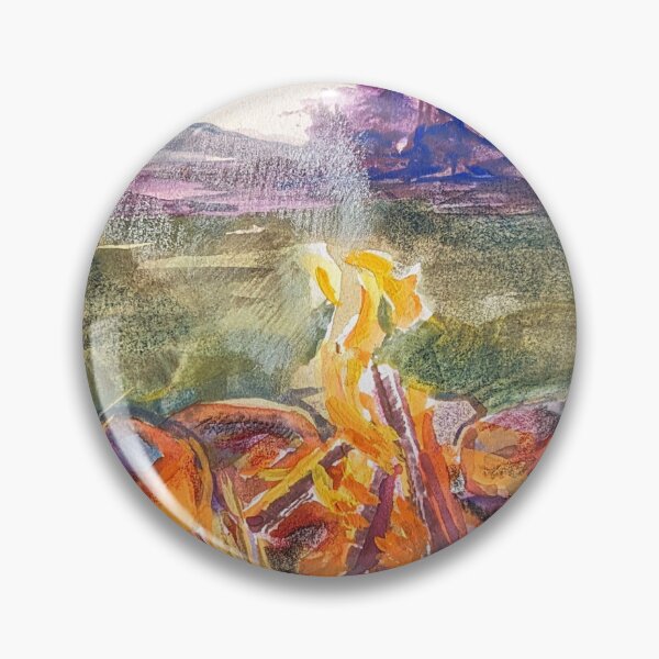Item preview, Sunset Campfire designed and sold by Anna Effenberger Art.