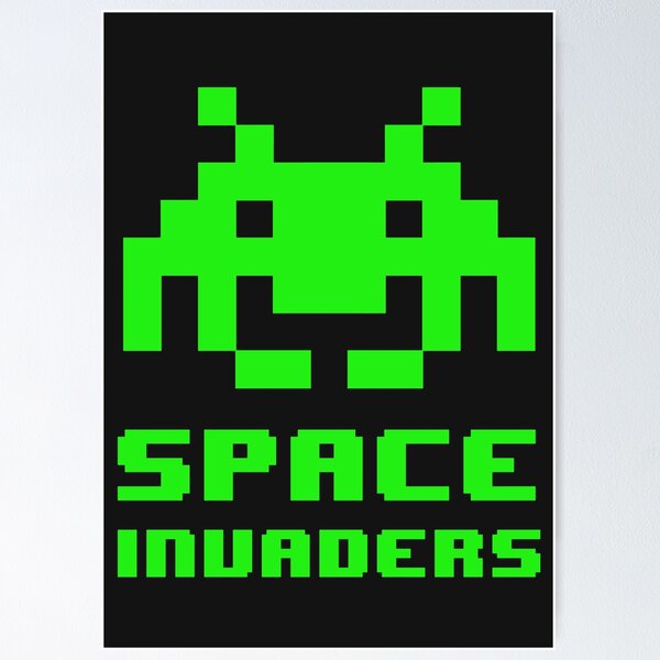 Item preview, Space Invaders - Green Version designed and sold by Kikus31.