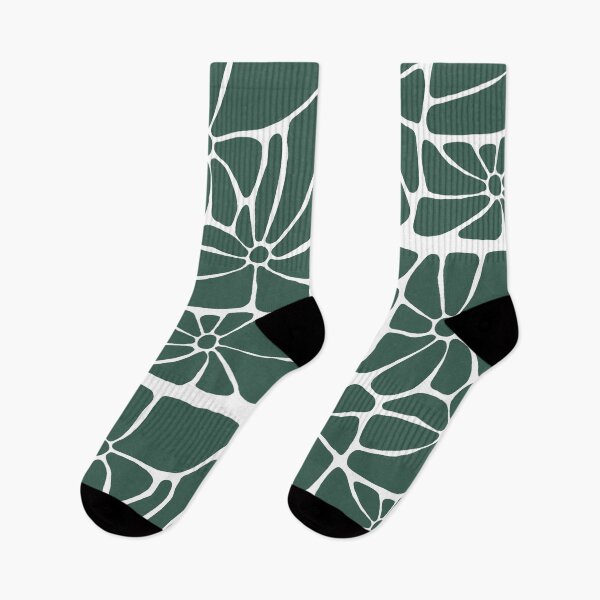 Item preview, Green Abstract 1970 flowers  designed and sold by inbaluchi.