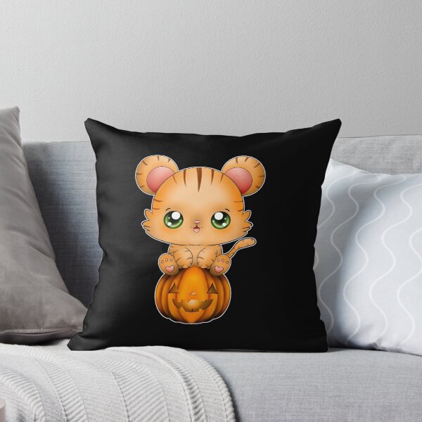 Item preview, chibi tiger pumpkin designed and sold by Drawersofdraw.