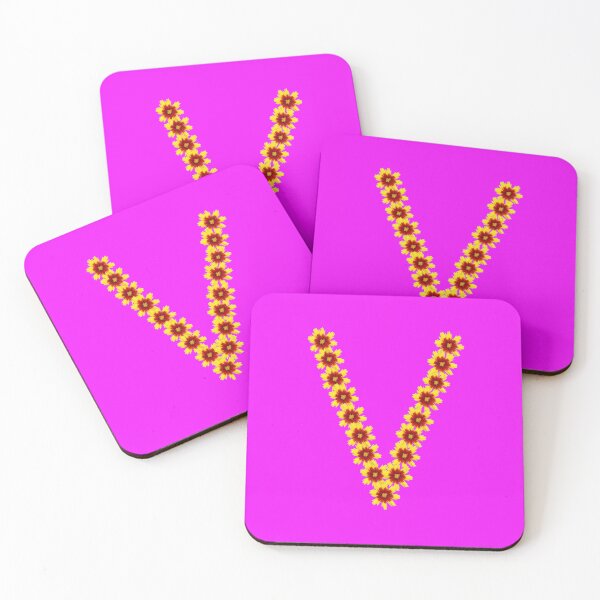 Item preview, Flower Letter V designed and sold by mlogic.