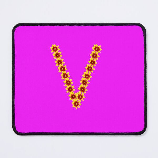Item preview, Flower Letter V designed and sold by mlogic.