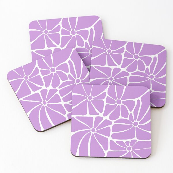 Item preview, Pink Abstract 1970 flowers  designed and sold by inbaluchi.