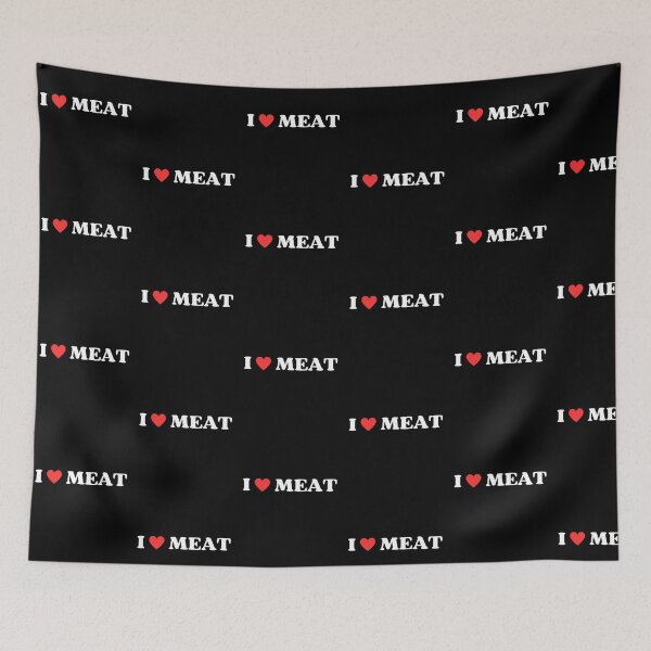 Item preview, I Heart Meat designed and sold by RedPumpFlash.
