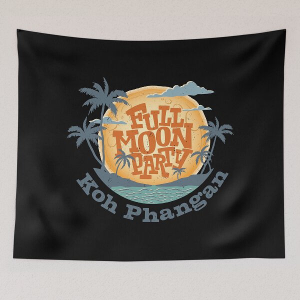 Item preview, Full Moon Party Koh Phangan - Haad Rin, Thailand designed and sold by LazyCaat.