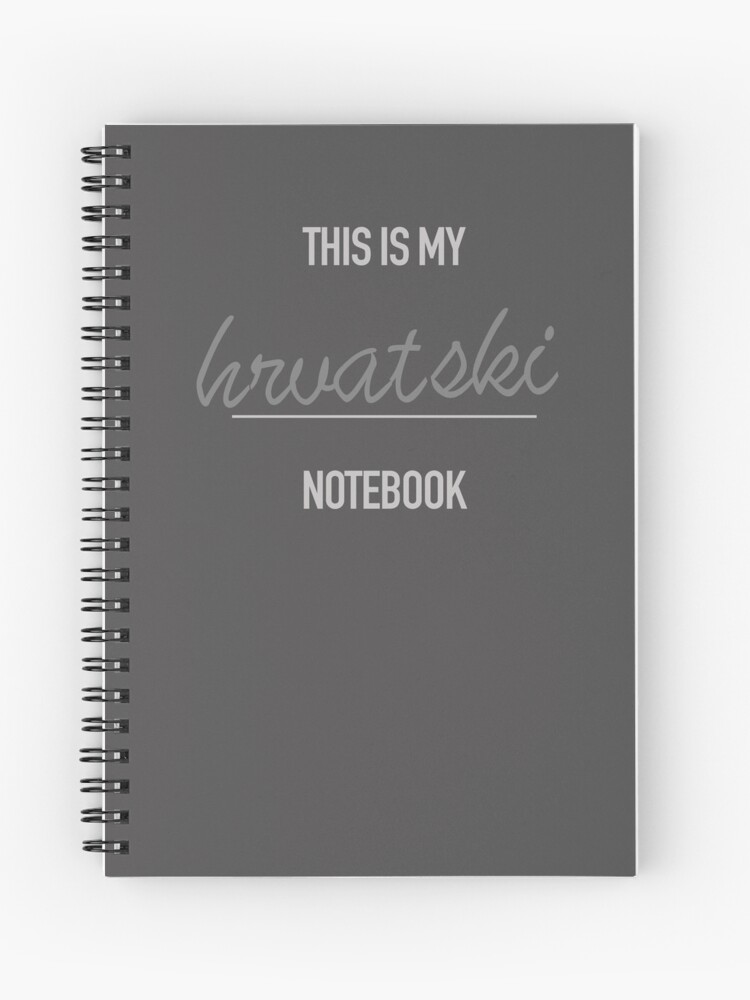 Thumbnail 1 of 3, Journal, This is my Croatian Language Notebook Spiral Bound designed and sold by Eurolinguiste.