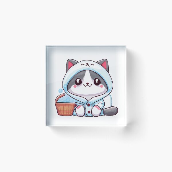Item preview, Cat wearing Bathrobe designed and sold by Serene Madcap.