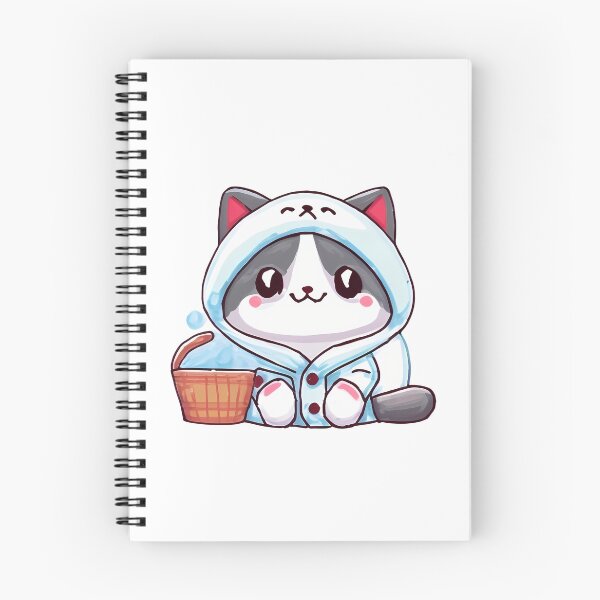 Item preview, Cat wearing Bathrobe designed and sold by Serene Madcap.