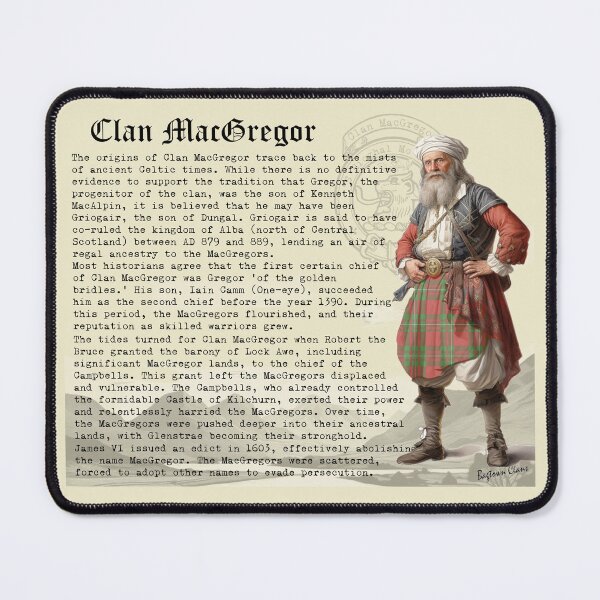 Item preview, MacGregor Scottish Clan History designed and sold by BagTown Clans.
