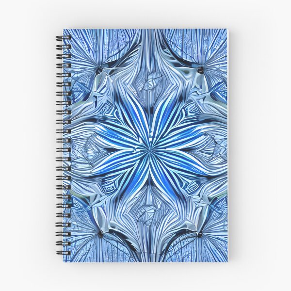 Aperçu de l'œuvre Motif floral de lys bleu créée et vendue par Paw's Arts.