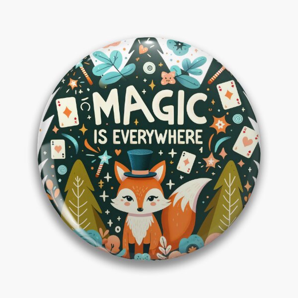 Item preview, Enchanted Forest Whimsy" Magic Fox designed and sold by ArtComixHaven.