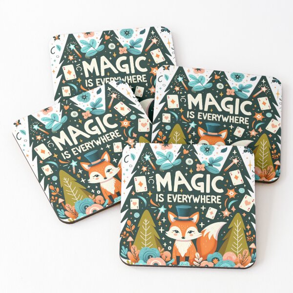 Item preview, Enchanted Forest Whimsy" Magic Fox designed and sold by ArtComixHaven.