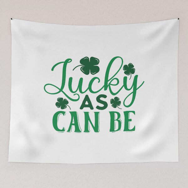 Item preview, Lucky As Can Be St Patricks Day designed and sold by CheekyChimpCo.