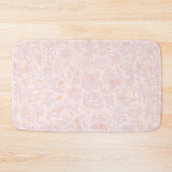 Item preview, Abstract pink and peach camo organic shapes designed and sold by marufemia.