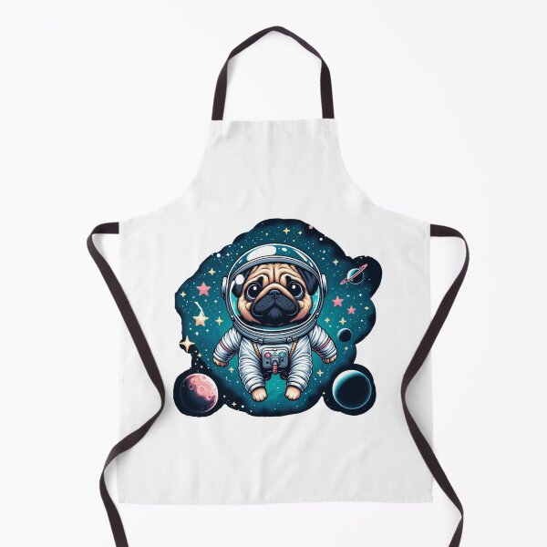 Item preview, Astronaut Pug - Adventurous Space Pug designed and sold by creativechaster.